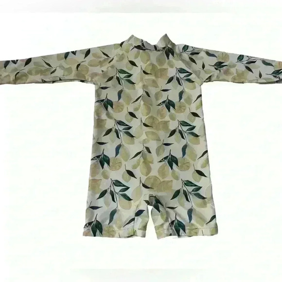 Current Tyed Lemon Swim Suit Rashguard Size 12 Months Cute Spf Bathing  suit - Picture 4 of 4